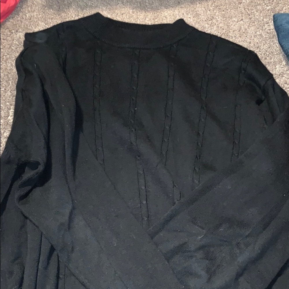 Black sweater